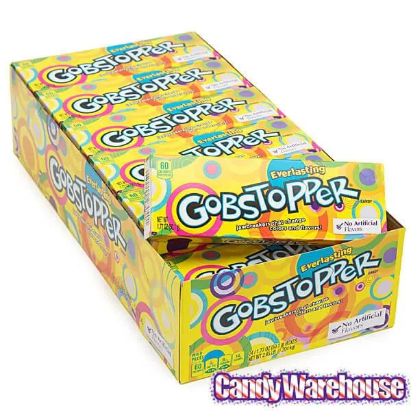 Everlasting Gobstopper Candy Packs: 24-Piece Box