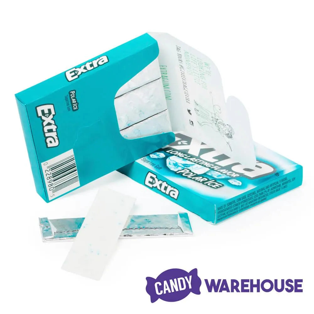 Extra Sugar Free Gum - Polar Ice: 10-Piece Box