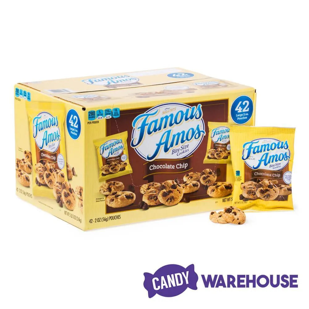 Famous Amos Chocolate Chip: 42-Piece Box