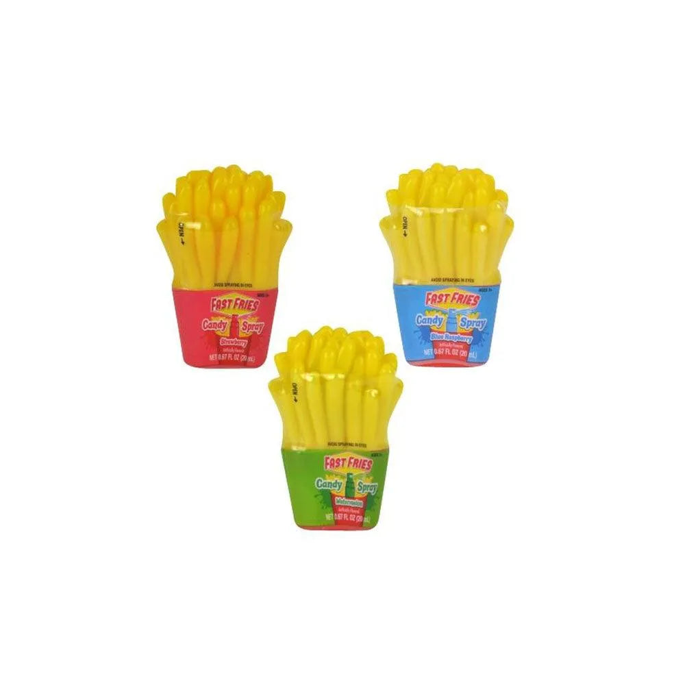 Fast Fries Candy Spray: 12-Piece Display