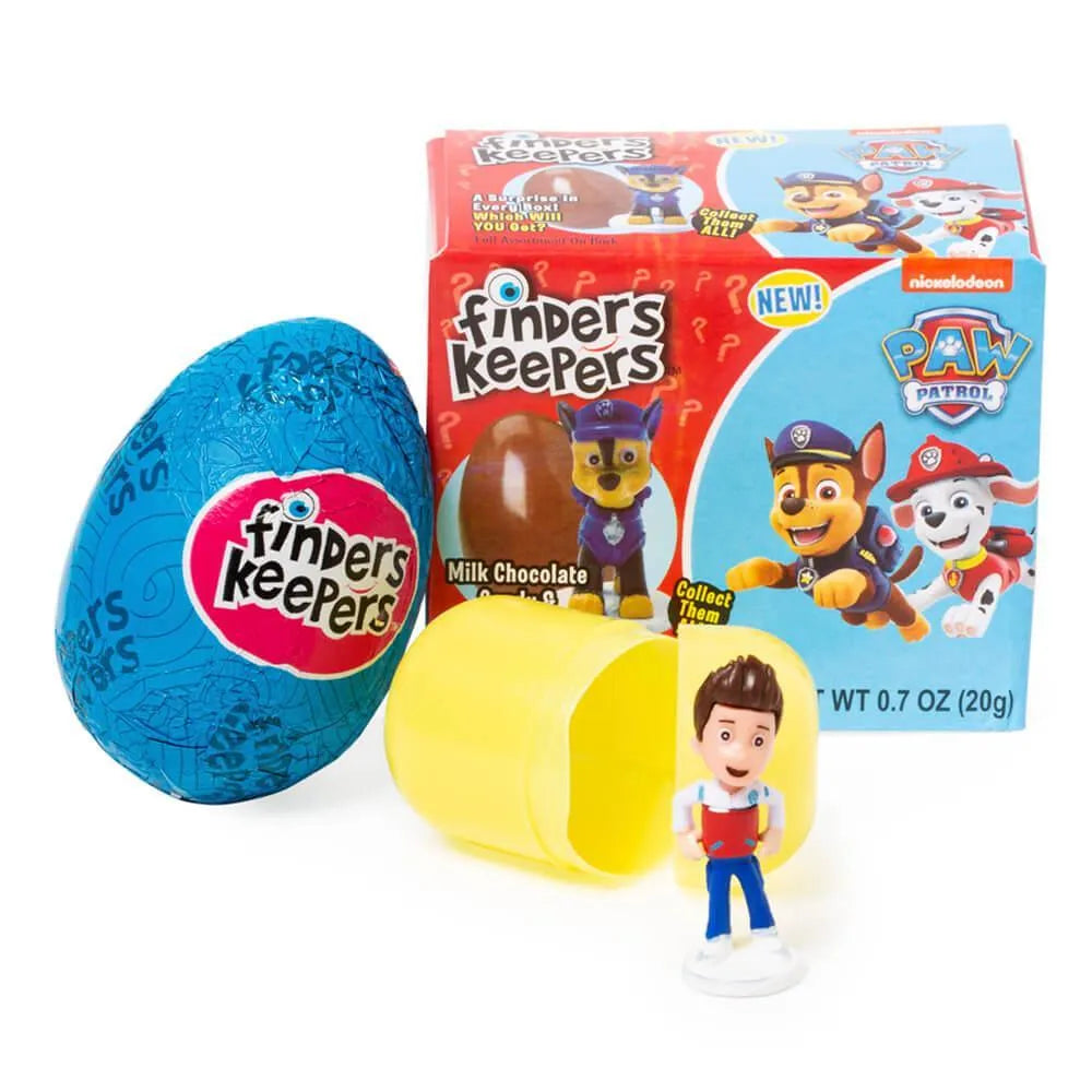 Finders Keepers Paw Patrol Milk Chocolate Egg: 6-Piece Box