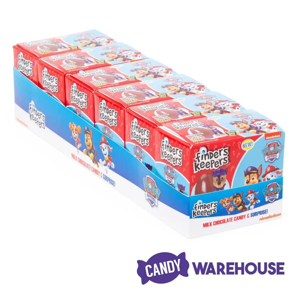 Finders Keepers Paw Patrol Milk Chocolate Egg: 6-Piece Box