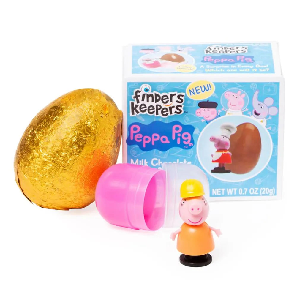 Finders Keepers Peppa Pig Milk Chocolate Egg: 6-Piece Box