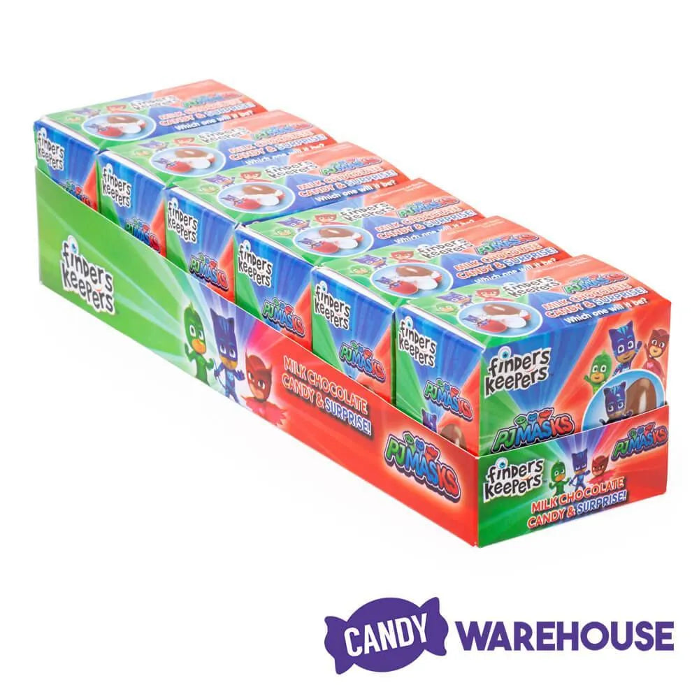 Finders Keepers PJ Masks Milk Chocolate Egg: 6-Piece Box