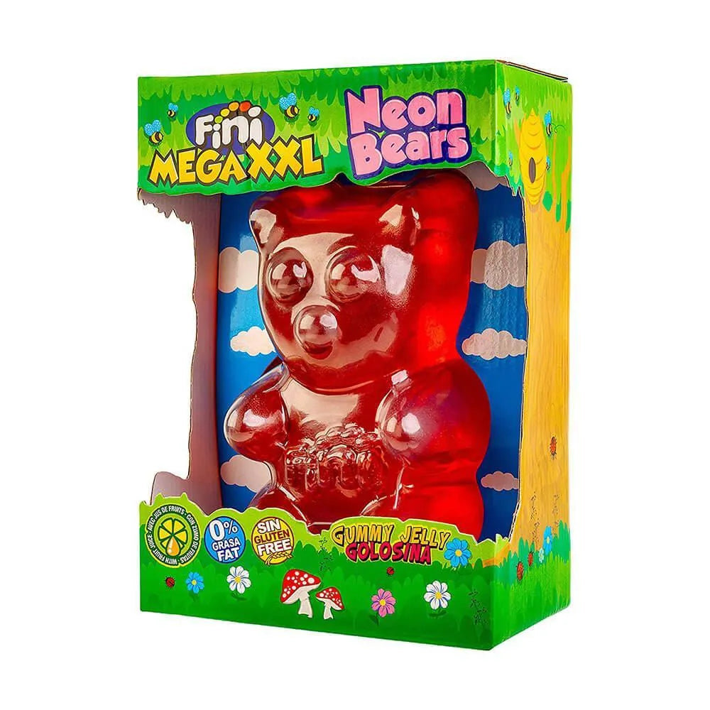 Fini Mega XXL 2-Pound Neon Gummy Bear