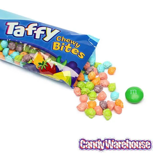 Fla-Vor-Ice Taffy Chewy Bites Candy Bags: 20-Piece Display