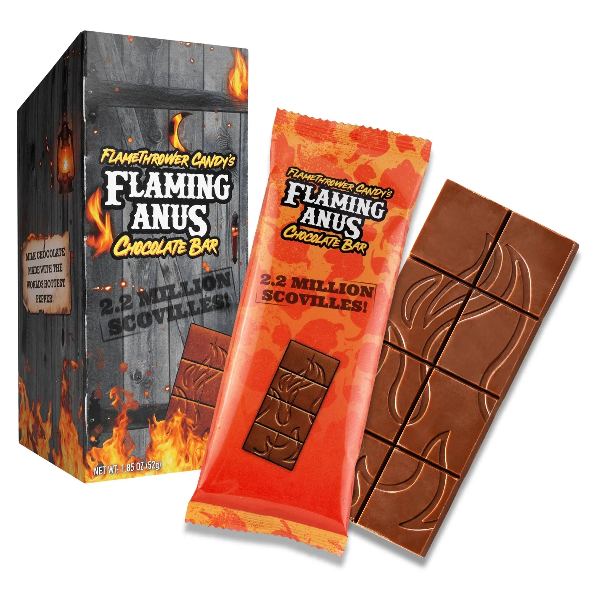 Flaming Anus Chocolate Bar: 12-Piece Display