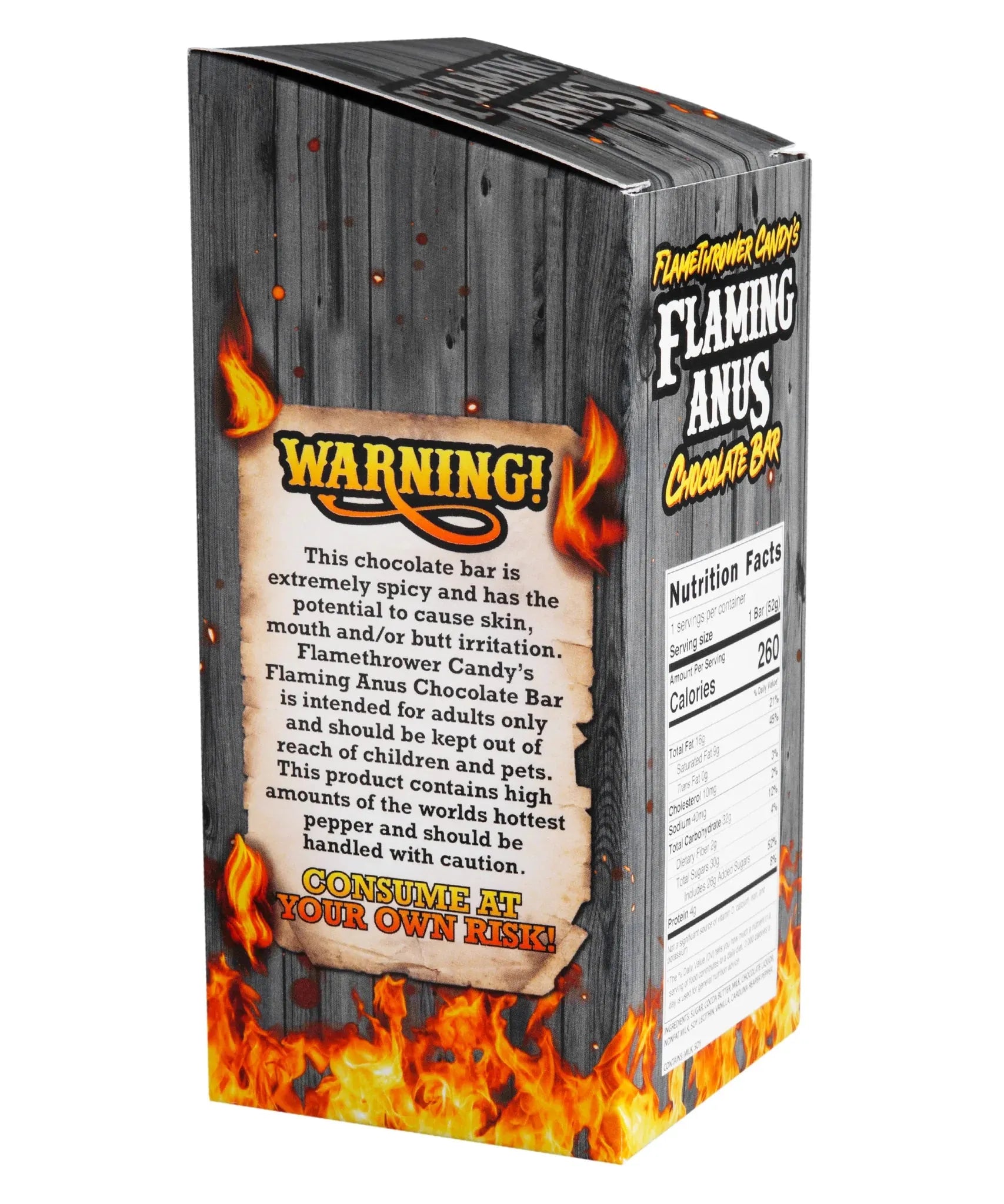 Flaming Anus Chocolate Bar: 12-Piece Display