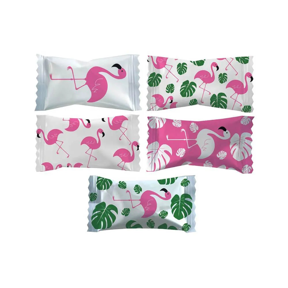 Flamingo Wrapped Buttermint Creams: 300-Piece Case