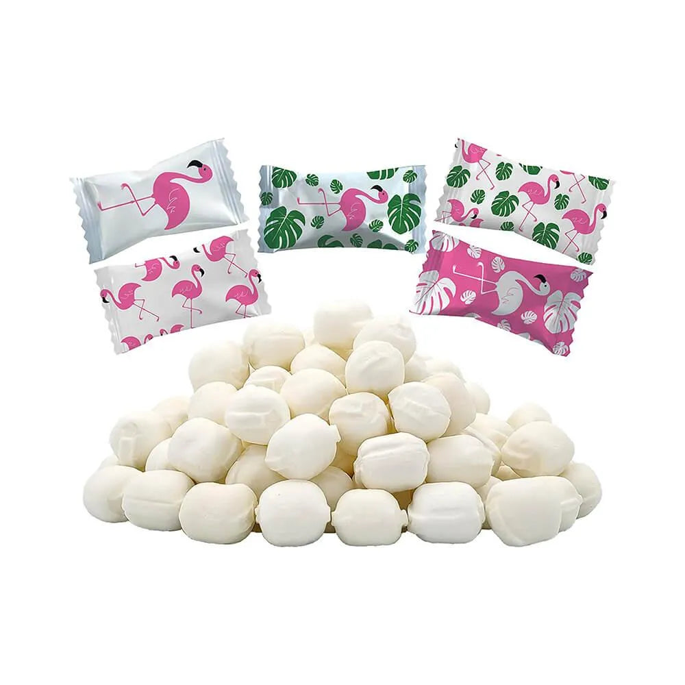 Flamingo Wrapped Buttermint Creams: 300-Piece Case