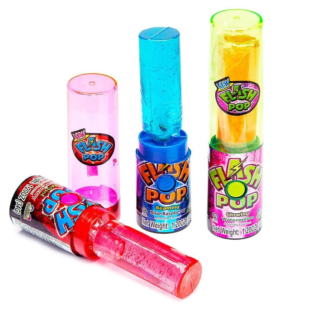 Flash Pop Light-Up Lollipops: 12-Piece Box