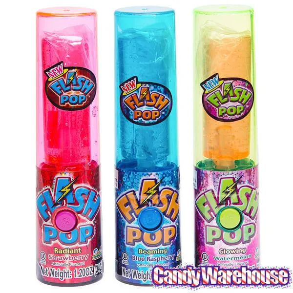 Flash Pop Light-Up Lollipops: 12-Piece Box