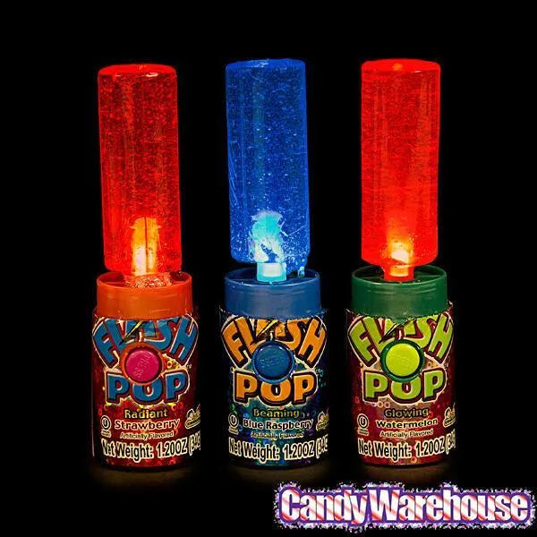 Flash Pop Light-Up Lollipops: 12-Piece Box