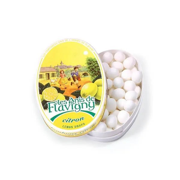 Flavigny Pastilles Candy Tins - Lemon: 8-Piece Box