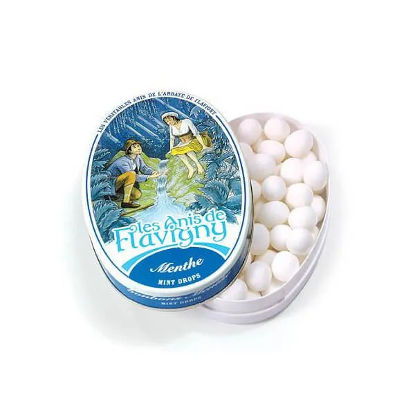 Flavigny Pastilles Candy Tins - Mint: 8-Piece Box