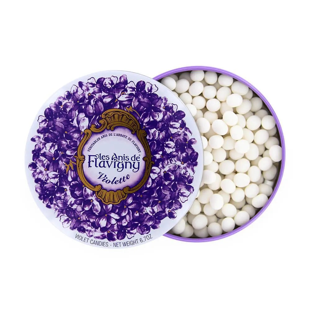 Flavigny Pastilles Violet Candy Gift Tin