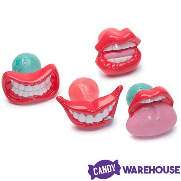 Flix Candy Emoji Lip Pops Candy Packs: 12-Piece Display