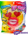 Flix Candy Emoji Lip Pops Candy Packs: 12-Piece Display