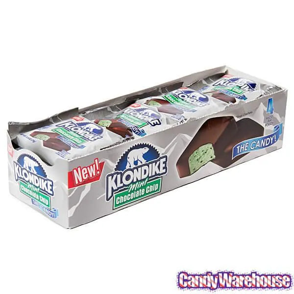 Flix Candy Klondike Mint Chocolate Chip Ice Cream Candy Packs: 16-Piece Box