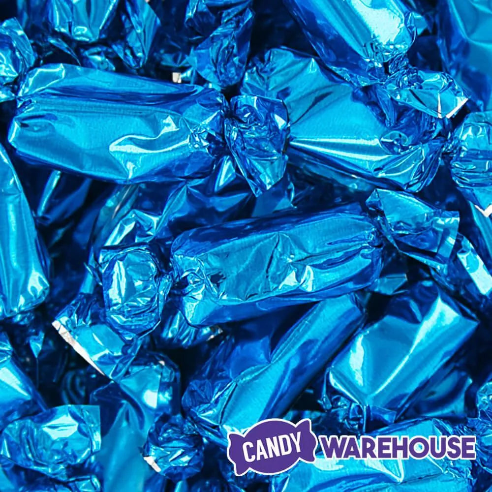 Foiled Caramel Candy - Blue: 180-Piece Bag