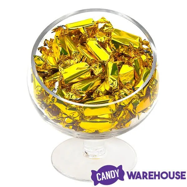 Foiled Caramel Candy - Gold: 180-Piece Bag