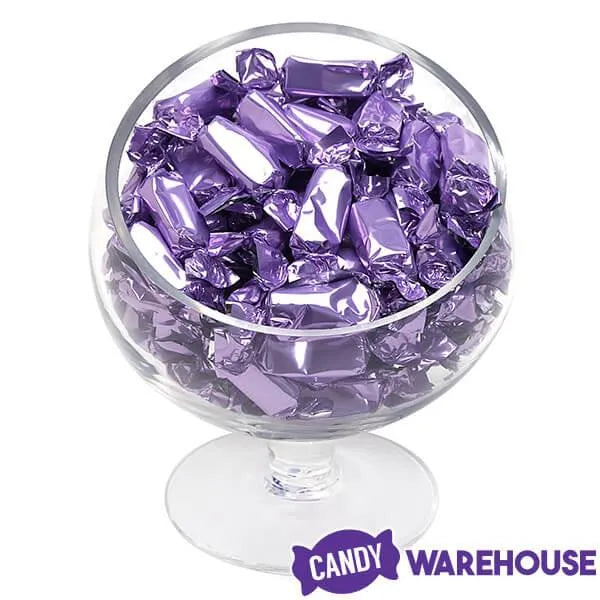 Foiled Caramel Candy - Lavender: 180-Piece Bag