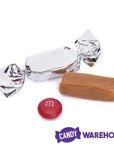 Foiled Caramel Candy - Silver: 180-Piece Bag