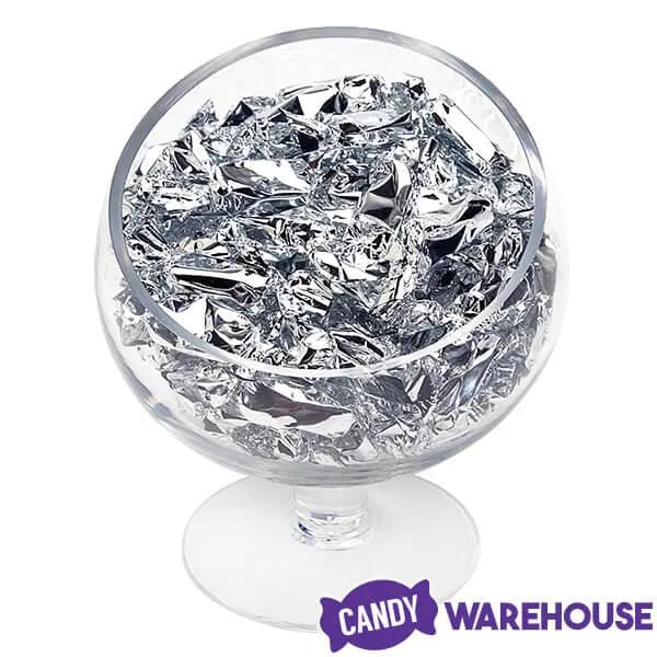 Foiled Caramel Candy - Silver: 180-Piece Bag