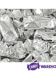 Foiled Caramel Candy - Silver: 180-Piece Bag