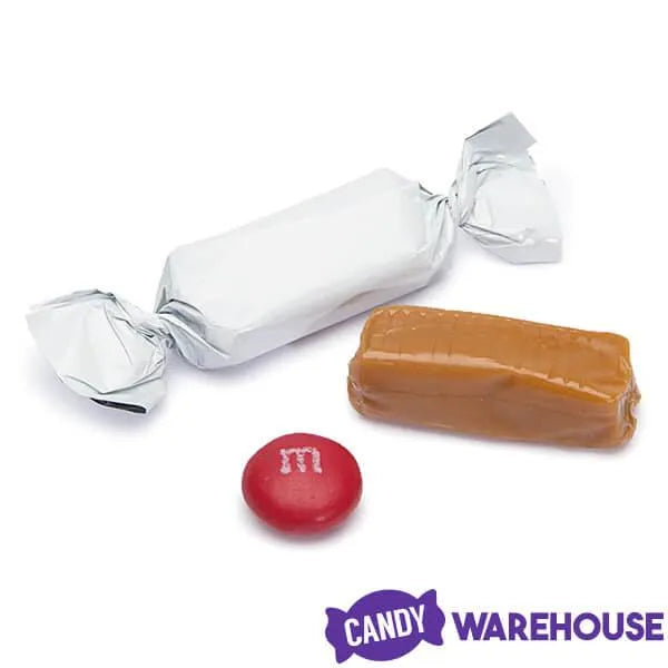 Foiled Caramel Candy - White: 180-Piece Bag