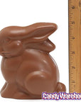 Foiled Milk Chocolate 6-Ounce Easter Bunnies: 3-Piece Set