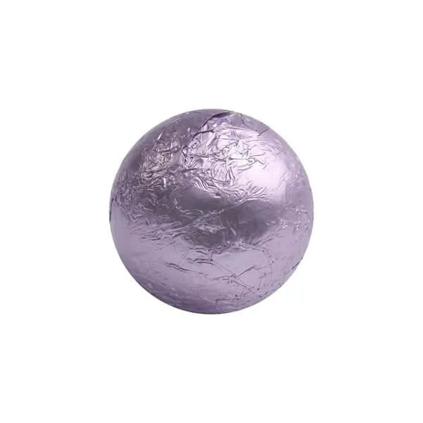 Foiled Milk Chocolate Balls - Lavender: 2LB Bag