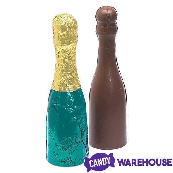 Foiled Mini Chocolate Champagne Bottle