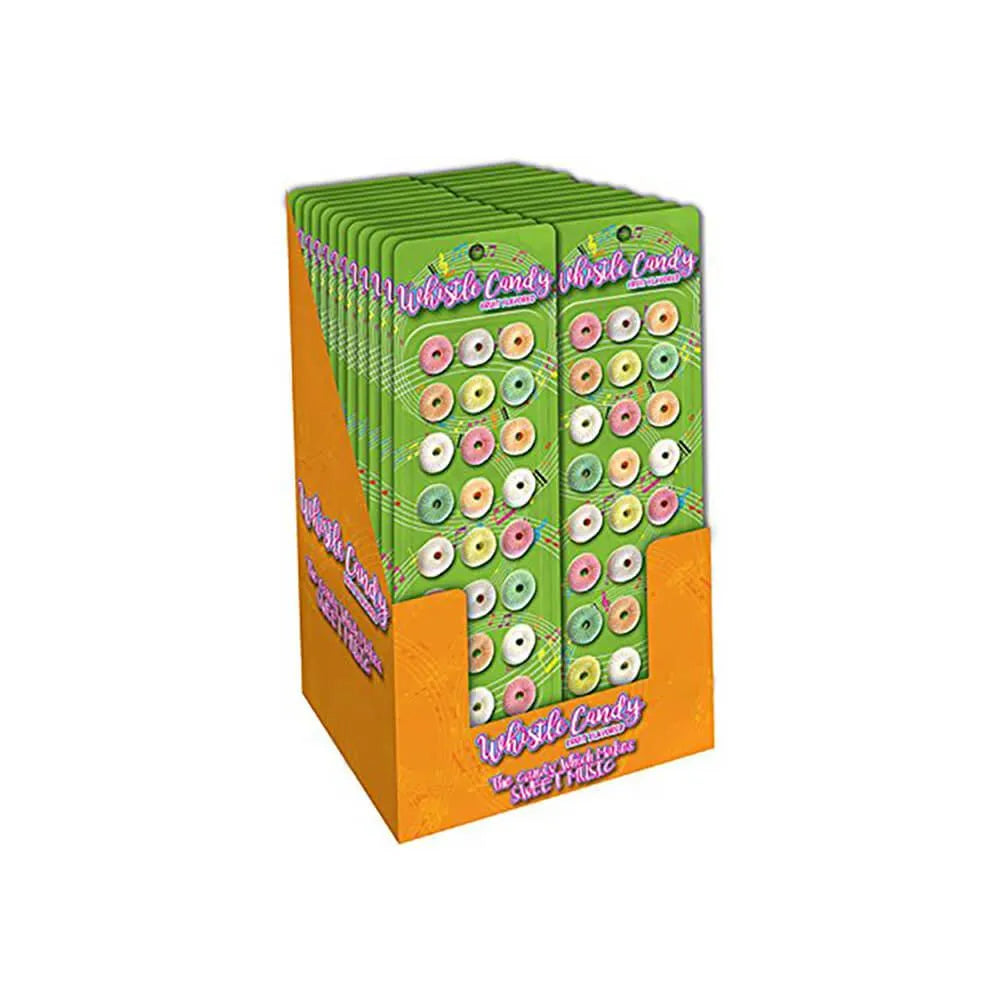 Foreign Candy Company Whistle Candy Sheets: 24-Piece Box