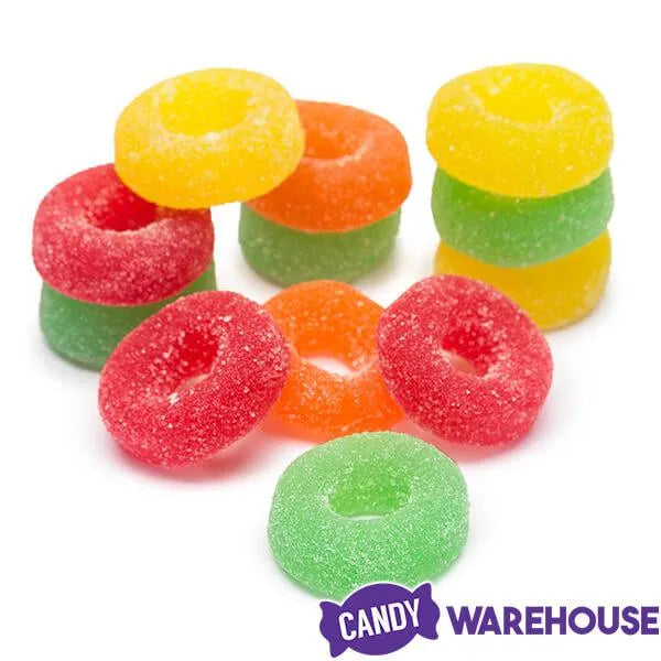 Fruit Rings Jelly Candy: 24-Ounce Tub