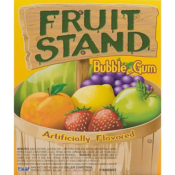 Fruit Stand 1-Inch Gumballs: 850-Piece Case