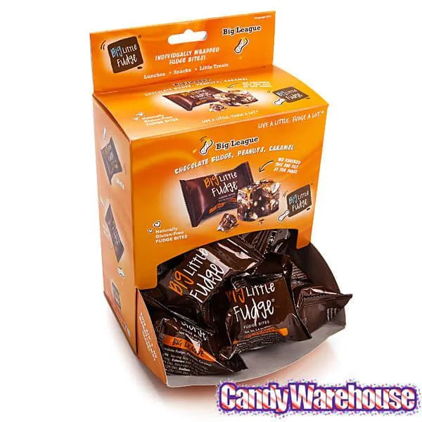 Fudge Bites - Chocolate with Peanuts and Caramel: 12-Piece Display