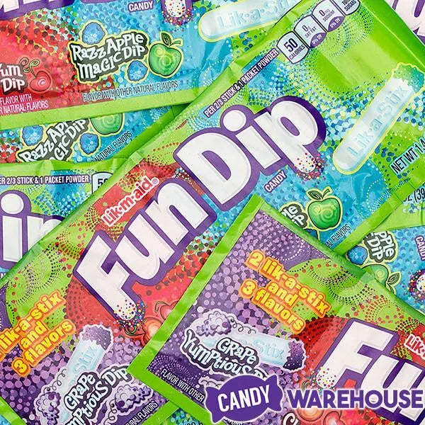 Fun Dip Candy Packs - Large: 24-Piece Box