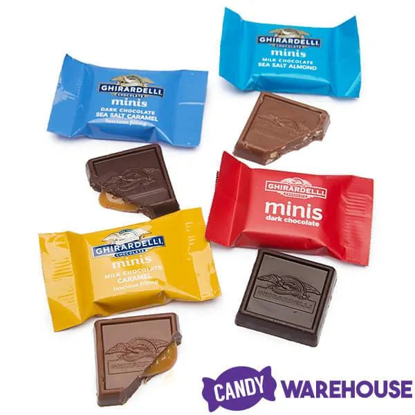 Ghirardelli Assorted Chocolate Mini Squares: 12-Ounce Bag