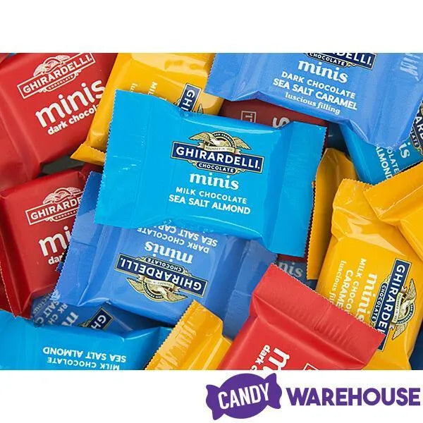 Ghirardelli Assorted Chocolate Mini Squares: 12-Ounce Bag