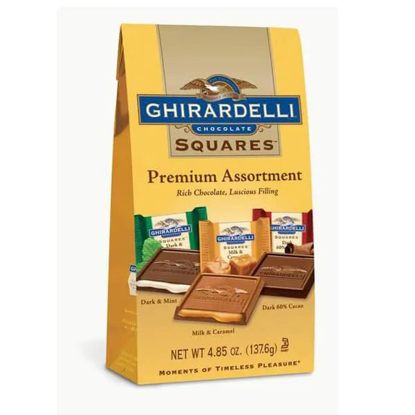 Ghirardelli Assorted Chocolate Squares 4.85-Ounce Bags: 6-Piece Box