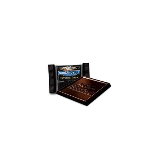 Ghirardelli Intense Dark Chocolate Midnight Reverie Squares 4-Ounce Bags: 6-Piece Box