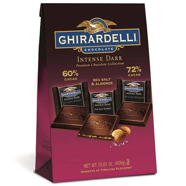 Ghirardelli Intense Dark Chocolate Squares: 40-Piece Bag