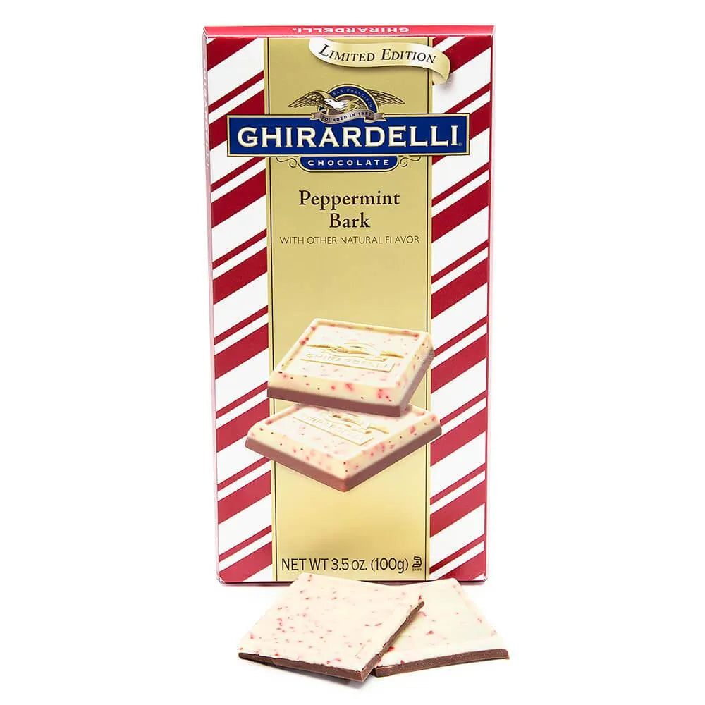 Ghirardelli Peppermint Bark 3.5-Ounce Chocolate Bar