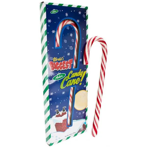 Giant 8.8-Ounce Peppermint Candy Cane