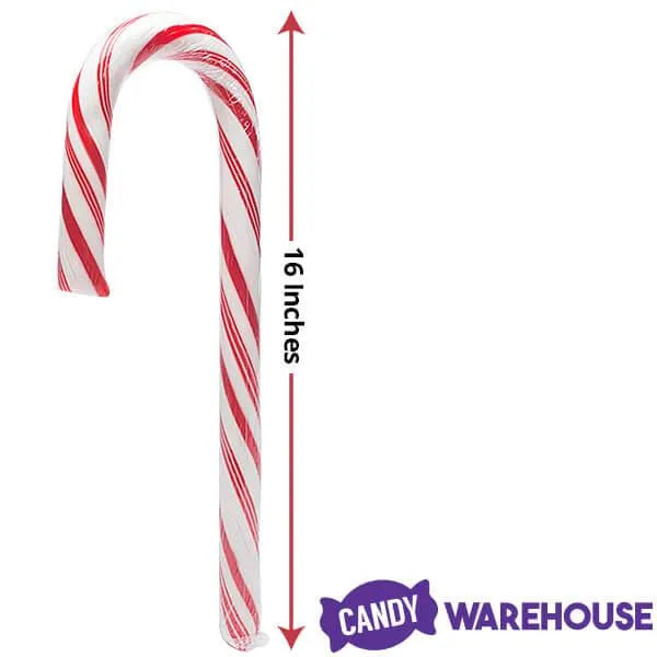 Giant Candy Cane: 1-Pound Peppermint Big Candy Cane