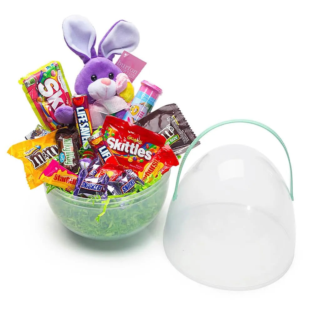 Giant Easter Egg Tote Filled with Candy and Plush Bunny