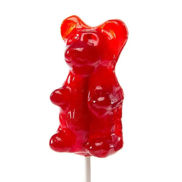 Giant Gummy Bear on a Stick - Cherry Cola