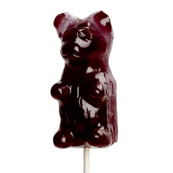 Giant Gummy Bear on a Stick - Grape