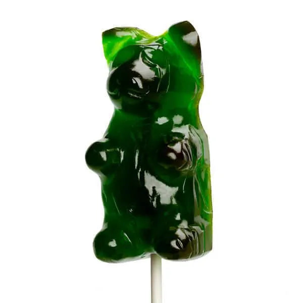 Giant Gummy Bear on a Stick - Lime